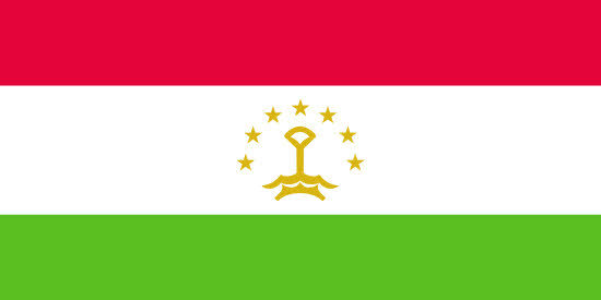 پرچم تشریفات تاجیکستان ساتن درجه یک